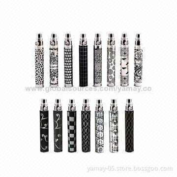 eGo-K Electronic Cigarette Batteries, Many Nice Designs for Choice, 650/900/1,100mAh Capacity